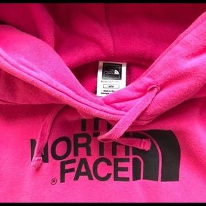 Pink North Face Hoodie